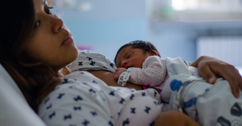 neonata e mamma